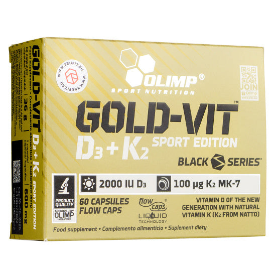 Olimp Gold-Vit D3+K2 Sport edition (60 kapsulas)