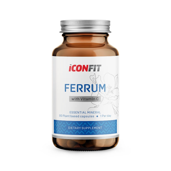 ICONFIT Ferrum + Vitamin C (90 kapsulas)