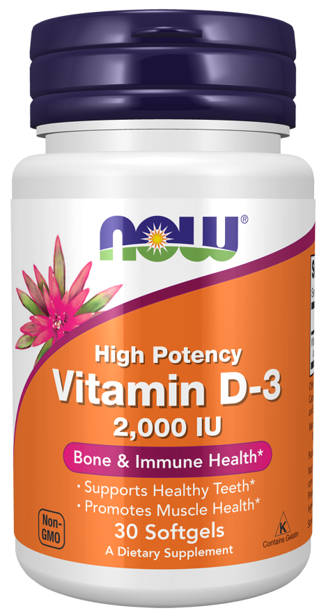 Vitamin D-3 2000 IU (30 Softgels)