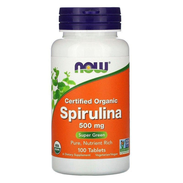 NOW Spirulina 500 mg (100 tablets)