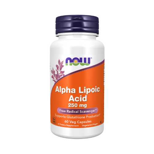 NOW FOODS alfa-lipoehape 250 mg (60 kapslit)