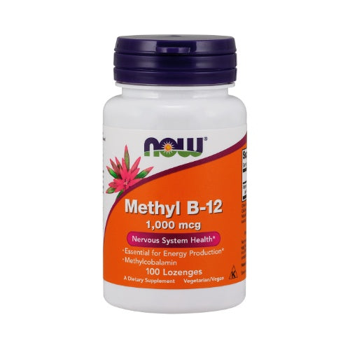 NOW FOODS Methyl B-12 1000mcg (100 pastilli)