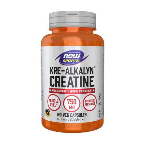 NOW FOODS Kre-Alkalyn (R) креатин 750 мг (120 капсул)